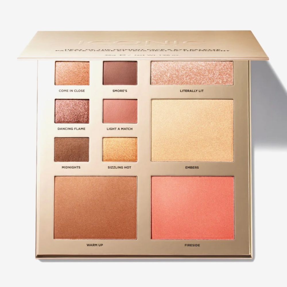 Iconic HEAT OF THE MOMENT Face & Eye powder palette NWT